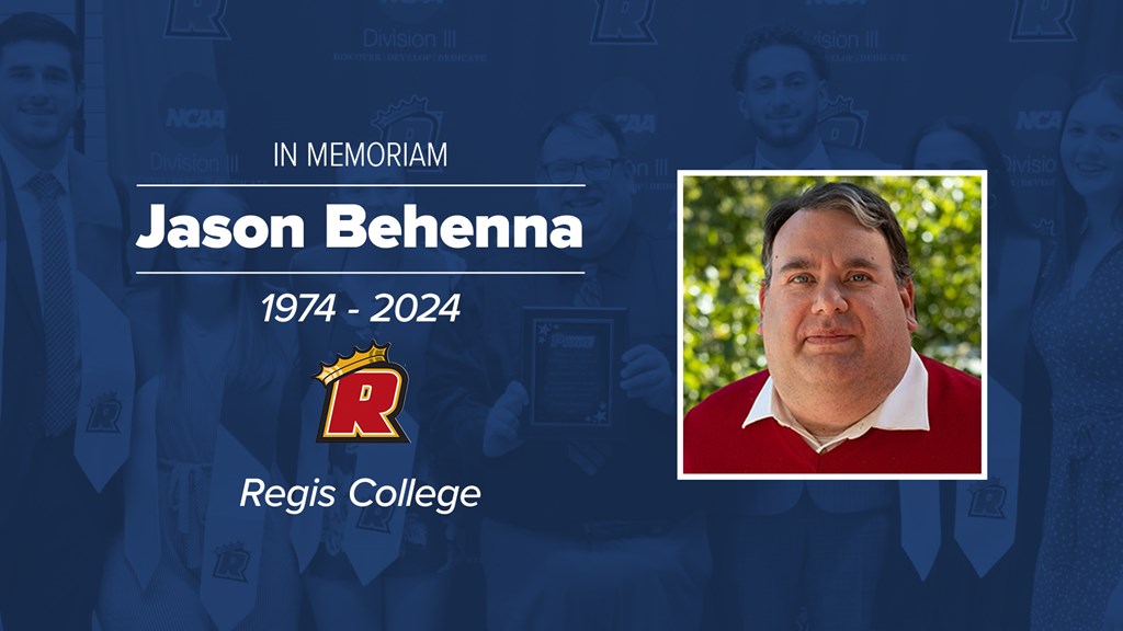 Regis College SID and longtime member of the Academic All-America Core Program Committee Jason Behenna passes away